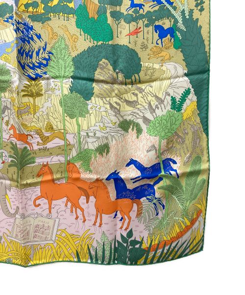 HERMES（エルメス）HERMES (エルメス) カレ90 グリーンの古着・服飾アイテム