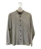 REMILLAレミーラ）の古着「ノーカラージャケット」｜ブラック×ホワイト