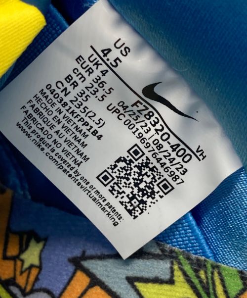 NIKE（ナイキ）NIKE (ナイキ) Powerpuff Girls 'SB Dunk Bubbles' ブルー×イエロー サイズ:cm23.5の古着・服飾アイテム