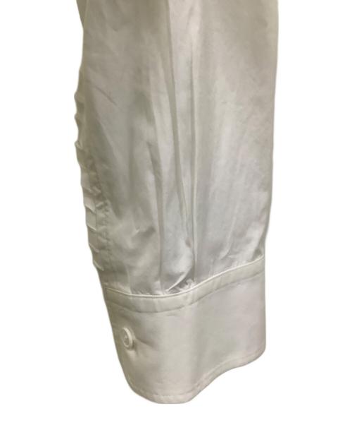 Yohji Yamamoto pour homme（ヨウジヤマモト プールオム）Yohji Yamamoto pour homme (ヨウジヤマモト プールオム) 比翼ツギハギ長袖シャツ ホワイト サイズ:3の古着・服飾アイテム