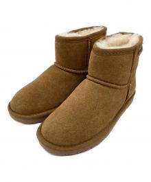 MINNETONKA（ミネトンカ）の古着「ムートンショートブーツ」｜ブラウン