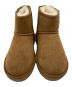 MINNETONKA (ミネトンカ) ムートンショートブーツ ブラウン サイズ:22cm(5)：2500円