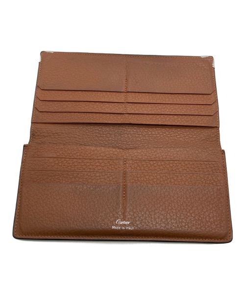 Cartier（カルティエ）Cartier (カルティエ) 長財布 ブラウンの古着・服飾アイテム