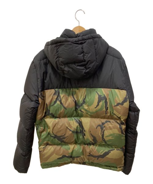 POLO RALPH LAUREN（ポロ・ラルフローレン）POLO RALPH LAUREN (ポロ・ラルフローレン) ダウンジャケット ブラック×カーキ サイズ:XSの古着・服飾アイテム