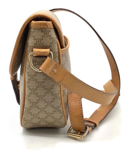 CELINE（セリーヌ）CELINE (セリーヌ) ショルダーバッグ ベージュ×ブラウンの古着・服飾アイテム