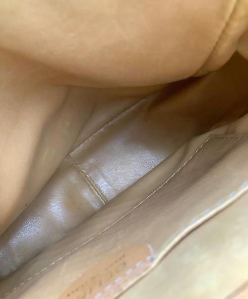 CELINE（セリーヌ）CELINE (セリーヌ) ショルダーバッグ ベージュ×ブラウンの古着・服飾アイテム