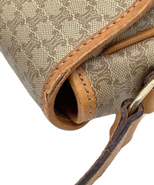 CELINE（セリーヌ）CELINE (セリーヌ) ショルダーバッグ ベージュ×ブラウンの古着・服飾アイテム