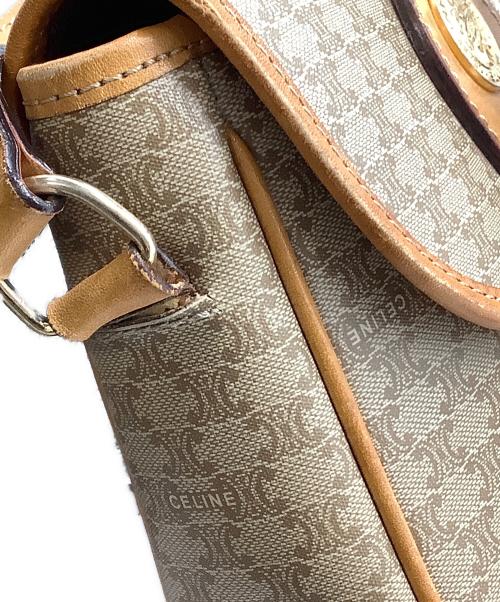CELINE（セリーヌ）CELINE (セリーヌ) ショルダーバッグ ベージュ×ブラウンの古着・服飾アイテム