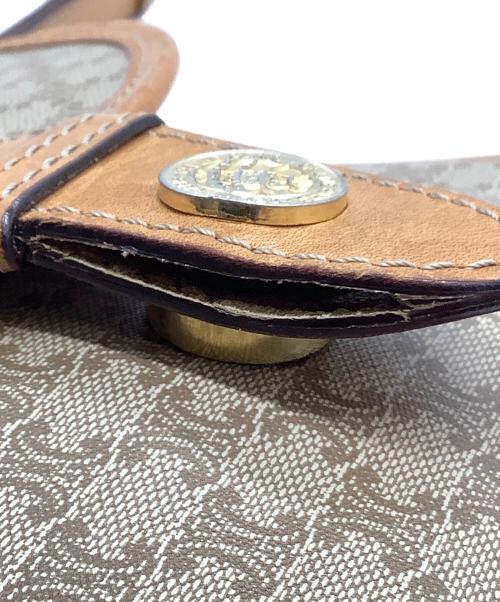 CELINE（セリーヌ）CELINE (セリーヌ) ショルダーバッグ ベージュ×ブラウンの古着・服飾アイテム