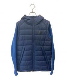 NIKE（ナイキ）の古着「中綿切替コート」｜ブルー×ネイビー