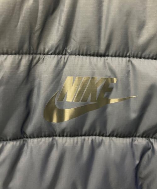 NIKE（ナイキ）NIKE (ナイキ) 中綿切替コート ブルー×ネイビー サイズ:Sの古着・服飾アイテム