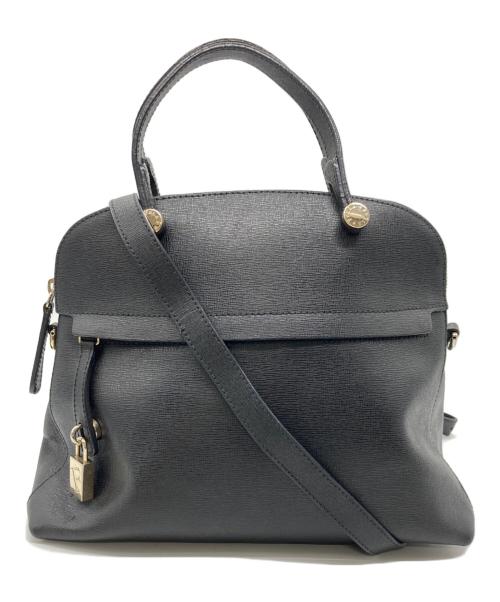 FURLA（フルラ）FURLA (フルラ) 2WAYバッグ ネイビーの古着・服飾アイテム