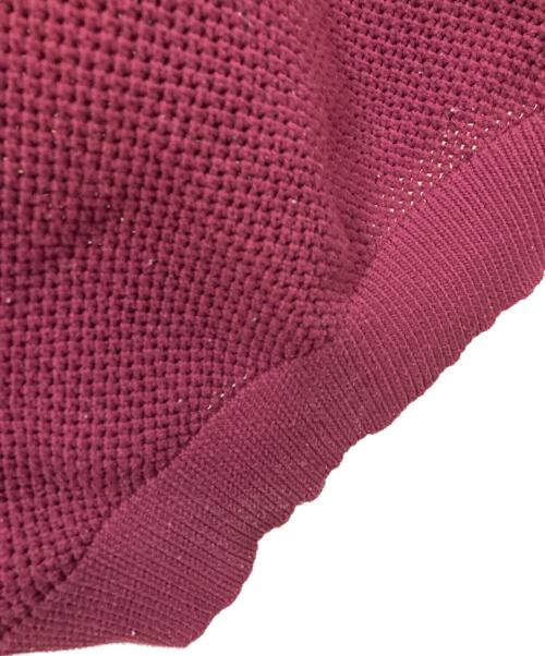 stussy（ステューシー）stussy (ステューシー) ニットポロシャツ ボルドー サイズ:Lの古着・服飾アイテム