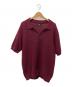 stussy（ステューシー）の古着「ニットポロシャツ」｜ボルドー