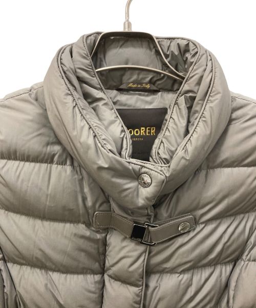 MOORER（ムーレー）MOORER (ムーレー) ダウンコート ベージュ サイズ:42の古着・服飾アイテム