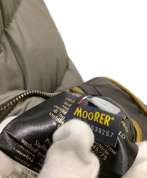 MOORER（ムーレー）MOORER (ムーレー) ダウンコート ベージュ サイズ:42の古着・服飾アイテム