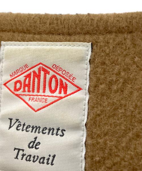 DANTON（ダントン）DANTON (ダントン) ウールモッサカラーレスジャケット ブラウン サイズ:Sの古着・服飾アイテム