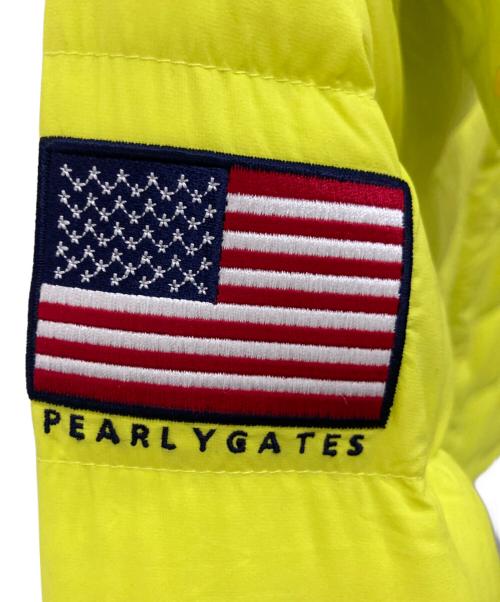 PEARLY GATES（パーリーゲイツ）PEARLY GATES (パーリーゲイツ) ダウンジャケット イエロー サイズ:Oの古着・服飾アイテム