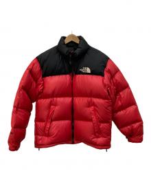 THE NORTH FACE（ザ ノース フェイス）の古着「ヌプシジャケット」｜レッド×ブラック