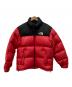 THE NORTH FACE（ザ ノース フェイス）の古着「ヌプシジャケット」｜レッド×ブラック