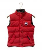 CANADA GOOSEカナダグース）の古着「ダウンベスト」｜レッド