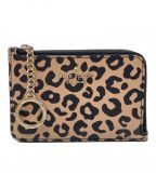 Kate Spadeケイトスペード）の古着「コインケース」｜ベージュ×ブラック