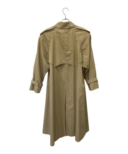 Aquascutum（アクアスキュータム）Aquascutum (アクアスキュータム) 比翼コート ベージュ サイズ:不明の古着・服飾アイテム