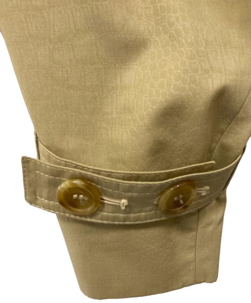 Aquascutum（アクアスキュータム）Aquascutum (アクアスキュータム) 比翼コート ベージュ サイズ:不明の古着・服飾アイテム