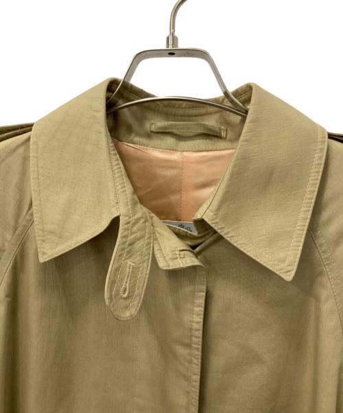 Aquascutum（アクアスキュータム）Aquascutum (アクアスキュータム) 比翼コート ベージュ サイズ:不明の古着・服飾アイテム