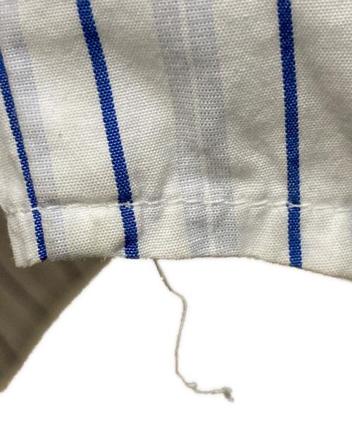 DIESEL（ディーゼル）DIESEL (ディーゼル) ストライプシャツ ホワイト×ブルー サイズ:46の古着・服飾アイテム