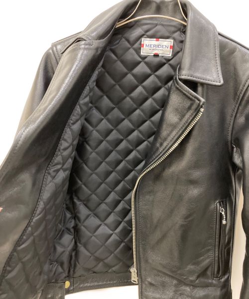 KADOYA（カドヤ）KADOYA (カドヤ) レザーライダースジャケット ブラック サイズ:Mの古着・服飾アイテム