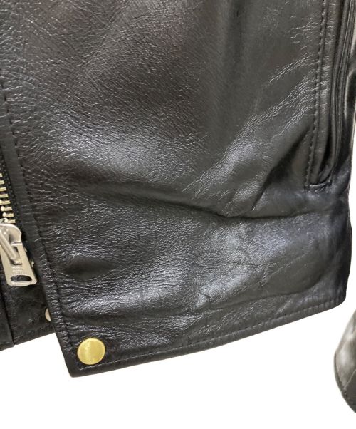 KADOYA（カドヤ）KADOYA (カドヤ) レザーライダースジャケット ブラック サイズ:Mの古着・服飾アイテム