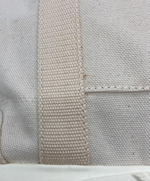 SPINGLE MOVE（スピングルムーヴ）SPINGLE MOVE (スピングルムーヴ) ソールトートバッグ ベージュ×ホワイトの古着・服飾アイテム