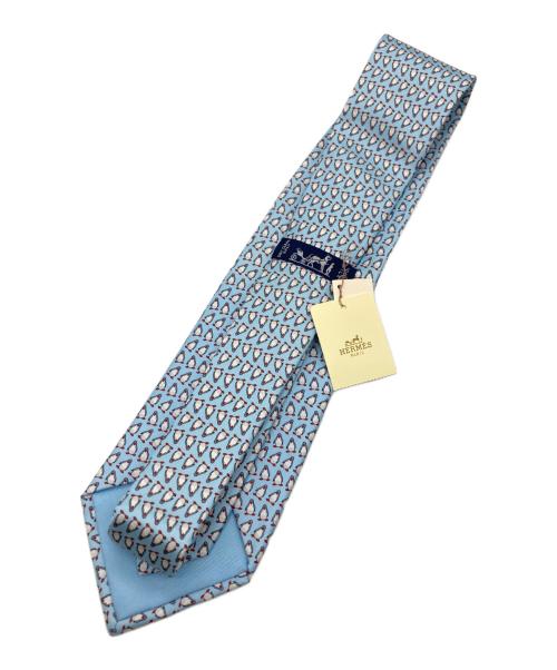 HERMES（エルメス）HERMES (エルメス) ネクタイ スカイブルー サイズ:表記なしの古着・服飾アイテム