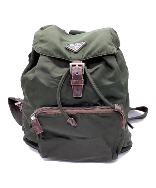 PRADA（プラダ）PRADA (プラダ) リュック グリーンの古着・服飾アイテム