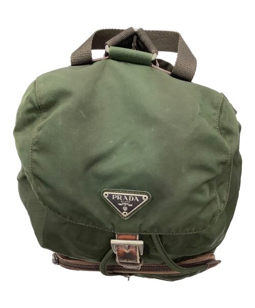 PRADA（プラダ）PRADA (プラダ) リュック グリーンの古着・服飾アイテム