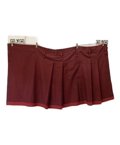 ISSEY MIYAKE me（イッセイ ミヤケ ミー）ISSEY MIYAKE me (イッセイ ミヤケ ミー) ロングスカート ワインレッド サイズ:表記なしの古着・服飾アイテム
