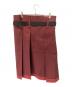 ISSEY MIYAKE me (イッセイ ミヤケ ミー) ロングスカート ワインレッド サイズ:表記なし：9000円