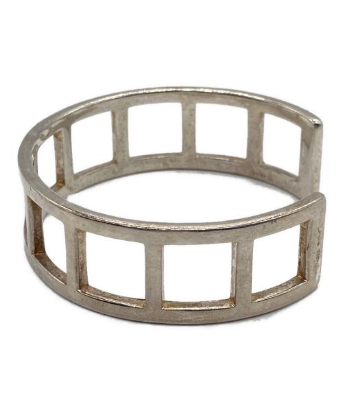 GUCCI（グッチ）GUCCI (グッチ) オープンスクエアバングル シルバーカラーの古着・服飾アイテム