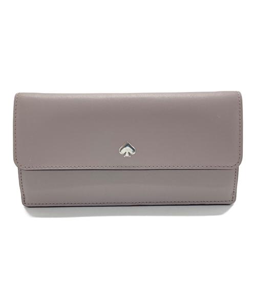 Kate Spade（ケイトスペード）Kate Spade (ケイトスペード) ロングウォレット グレーの古着・服飾アイテム
