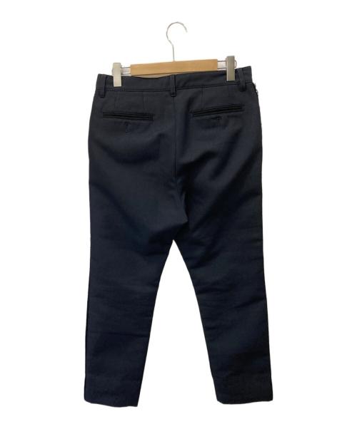 sacai（サカイ）sacai (サカイ) サイドフリンジパンツ ネイビー サイズ:M(2)の古着・服飾アイテム