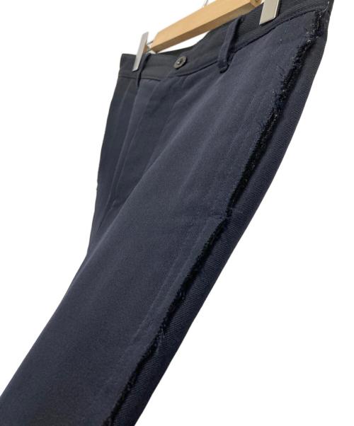 sacai（サカイ）sacai (サカイ) サイドフリンジパンツ ネイビー サイズ:M(2)の古着・服飾アイテム