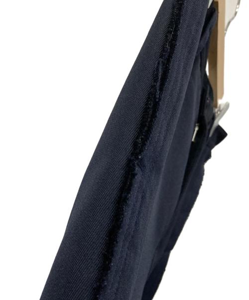sacai（サカイ）sacai (サカイ) サイドフリンジパンツ ネイビー サイズ:M(2)の古着・服飾アイテム