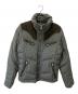 DIESEL（ディーゼル）の古着「切替ダウンジャケット」｜グレー×ブラウン
