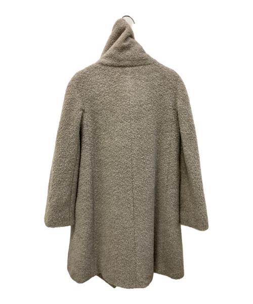 Max Mara Studio（マックスマーラ ストゥディオ）Max Mara Studio (マックスマーラ ストゥディオ) アルパカ×ウールコート グレージュ サイズ:36の古着・服飾アイテム