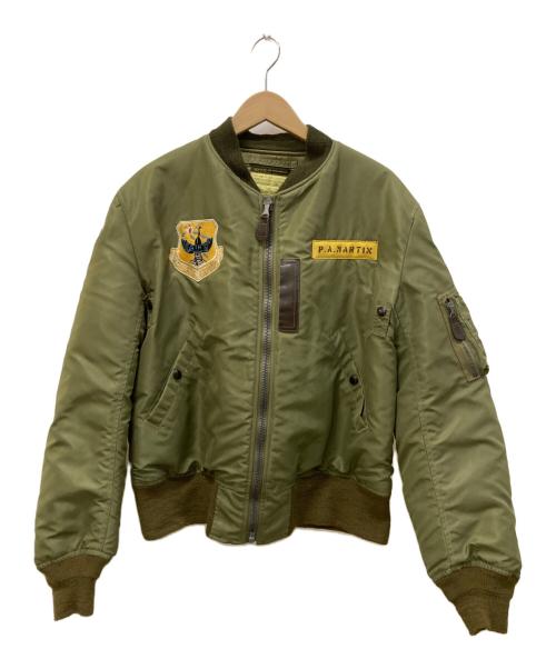 BUZZ RICKSON'S（バズリクソンズ）BUZZ RICKSON'S (バズリクソンズ) フライトジャケット カーキ サイズ:40の古着・服飾アイテム
