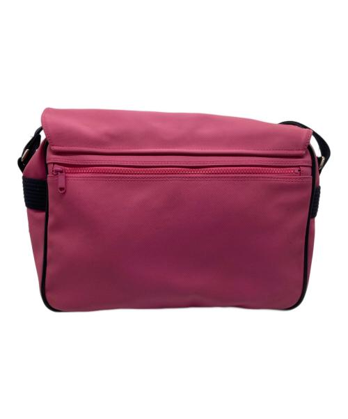 LACOSTE（ラコステ）LACOSTE (ラコステ) ショルダーバッグ ピンク×ブラックの古着・服飾アイテム