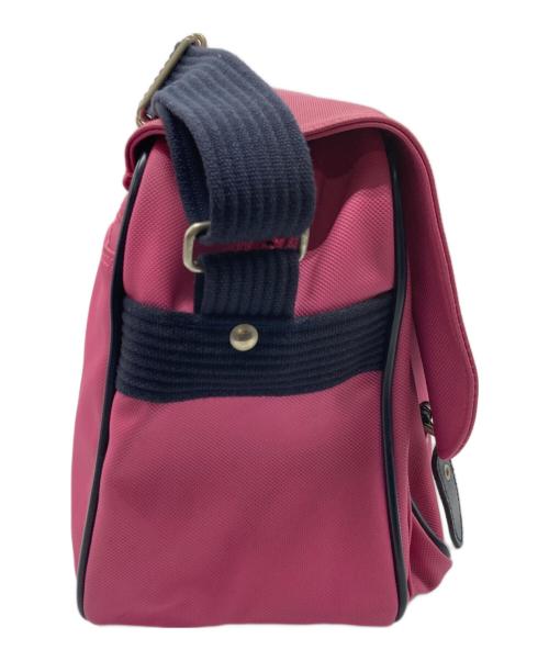 LACOSTE（ラコステ）LACOSTE (ラコステ) ショルダーバッグ ピンク×ブラックの古着・服飾アイテム