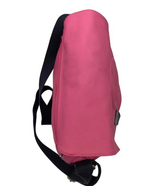 LACOSTE（ラコステ）LACOSTE (ラコステ) ショルダーバッグ ピンク×ブラックの古着・服飾アイテム