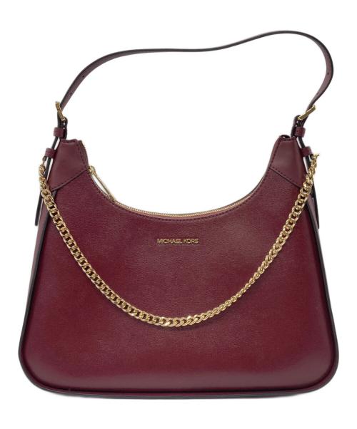 MICHAEL KORS（マイケル・コース）MICHAEL KORS (マイケルコース) ワンショルダーバッグ ダークチェリーの古着・服飾アイテム